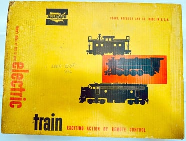 Marx Postwar O Gauge Outfit No. 9716 Allstate Union Pacific Diesel Freight Set Boxed