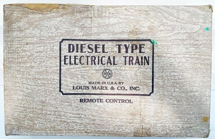 Marx Postwar O Gauge Outfit No. 44824 99 Rock Island A – B Diesel Units Freight Set Boxed