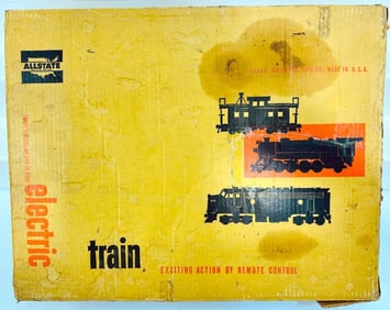 Marx Postwar O Gauge Outfit No. 09630 Allstate Diesel Switcher Freight Set Boxed