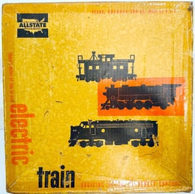 Marx Postwar O Gauge Outfit No. 09629 Allstate 666 Locomotive Freight Set Boxed