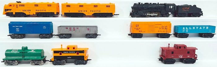Marx Postwar O Gauge Outfit No. 41895A Union Pacific A – B Diesel Freight Set and Outfit No.