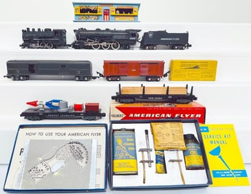 American Flyer Postwar S Gauge 3148W Pennsylvania Railroad Locomotive/Tender/Frank and Beans News