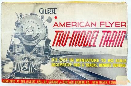 American Flyer Prewar HO Scale Outfit No. 141 New York Central Hudson 5318 Locomotive and Three Cars