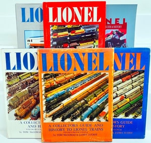 Assorted Toy Train Collecting Books - Lionel