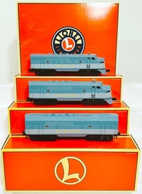 Lionel Modern O Gauge EMD F3 A - B - A Diesel Units Boxed