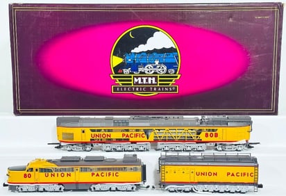 MTH Modern O Gauge Union Pacific Coal Turbine Engine (3 piece set) with PS - 1 Boxed