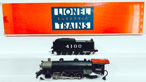 Lionel Modern O Gauge Frisco 2 – 8 – 2 Mikado Locomotive and Tender Boxed