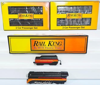 MTH Modern O Gauge Western Pacific Two-Car 60 foot Madison Combine/Diner Passenger Set