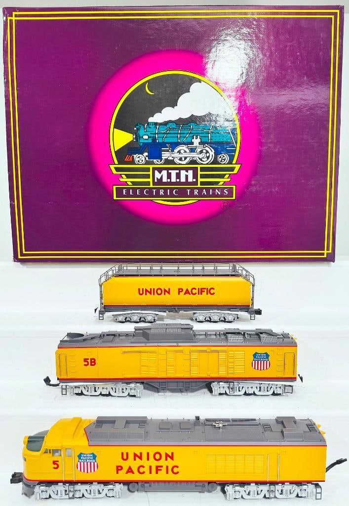 MTH Modern O Gauge Union Pacific Gas Turbine Set (3 piece set) with PS – 1 Boxed (1 of 9)