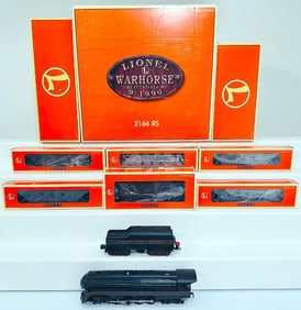 Lionel Modern O Gauge Norfolk and Western J 4–8–4 Locomotive and Tender/Six Assorted Fre