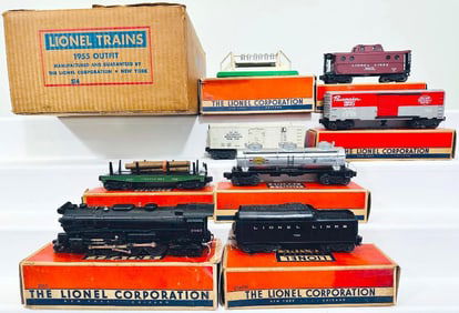 Lionel Postwar O Gauge Outfit No. 514 2065 Freight Set from 1955 Boxed