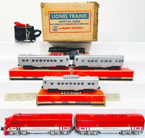 Lionel Postwar O Gauge Outfit No. 1520W Texas Special Passenger Set from 1954 Boxed