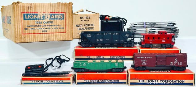 Lionel Postwar O Gauge Outfit No. 1535W Freight Car Only Set from 1955