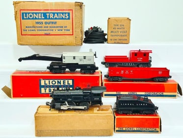 Lionel Postwar O Gauge Outfit No. 1527 from 1955 1615 Freight Set Boxed