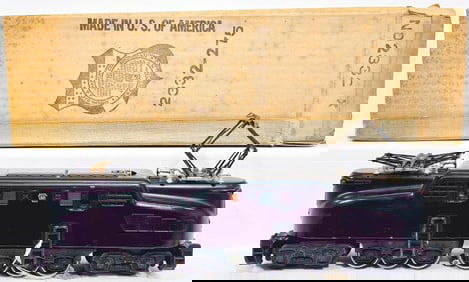 Lionel Postwar O Gauge 2332 Black GG1 Boxed