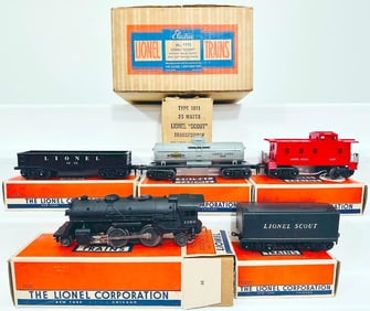 Lionel Postwar O Gauge Outfit No. 1113 Scout Freight Set from 1950 Boxed