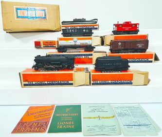 Lionel Postwar O Gauge Outfit No. 463W 224 Freight Set from 1945 Boxed
