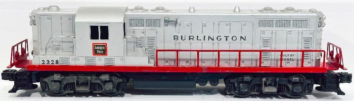 Lionel Postwar O Gauge 2328 Burlington GP - 7 Switcher from 1955