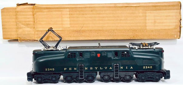 Lionel Postwar O Gauge 2340 dark green 5 Stripe Pennsylvania GG1 from 1955