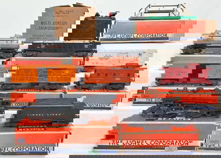 Lionel Postwar O Gauge Outfit No.1481 Freight Set from 1951: Lionel Postwar O Gauge Outfit No. 1481 Freight Set from 1951, including a 2035 Steam Locomotive and 6466W Black Tender, each in C7 to C7 plus. This Lot also includes a 3464 Santa Fe Box Car, the 6462
