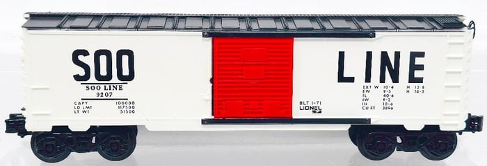 Lionel Modern O Gauge 9207 Soo Line Box Car RARE