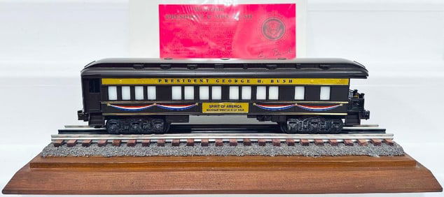 Lionel Modern O Gauge President George H. Bush Spirit of America Michigan Whistle Stop Tour Car