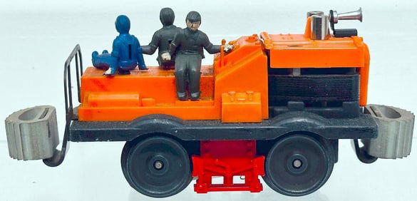 Lionel Postwar O Gauge rare 50 Section Gang Car with gray bumpers