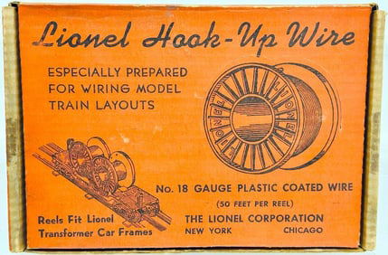 Lionel Postwar O Gauge Eight (8) No. 40 Cable Reels Boxed