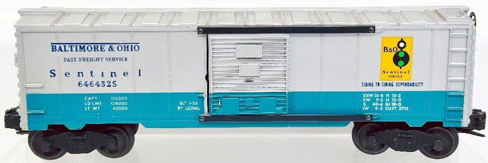 Lionel Postwar O Gauge 6464 - 325 B&O Sentinel Box Car