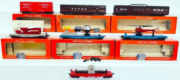 Lionel Postwar HO Scale Assorted Freight Cars Boxed