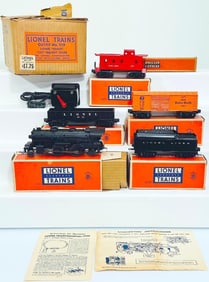 Lionel Postwar O Gauge Outfit No. 1119 1110 Scout Freight Set Boxed from 1951