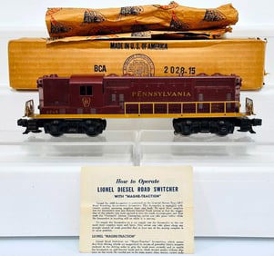 Lionel Postwar O Gauge 2028 Pennsylvania GP - 7 Switcher Boxed