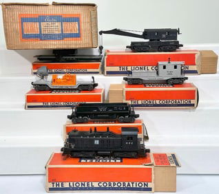 Lionel Postwar O Gauge Outfit No. 2149 Santa Fe 622 Switcher Freight Set from 1949 Boxed