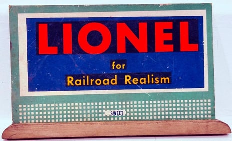 Lionel Postwar O Gauge Dealer Layout D - 310 Billboard