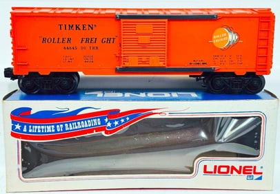 Lionel Postwar O Gauge 6464 - 500 Glen Uhl Box Car Boxed