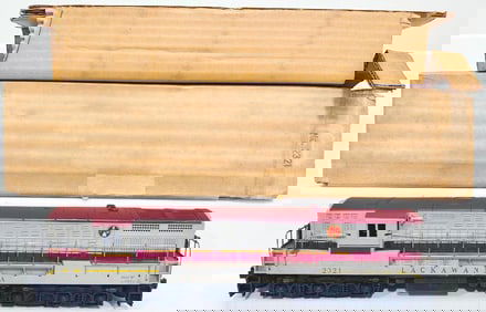 Lionel Postwar O Gauge 2321 maroon top Lackawanna FM Boxed