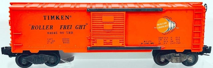 Lionel Postwar O Gauge 6464 - 500 Glen Uhl Timken Box Car (1 of 200)