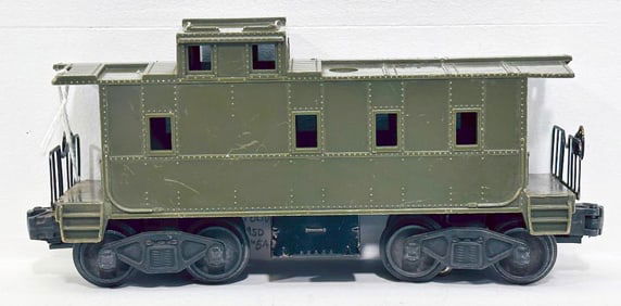 Lionel Postwar O Gauge 6017 olive drab Caboose