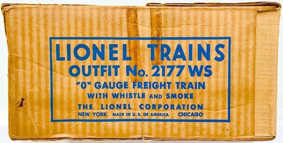 Lionel Postwar O Gauge Outfit No. 2177WS original Set Box only - 675 Freight Set