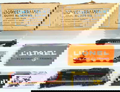 Lionel Postwar O Gauge 1479WS original Set box only - 2056 Freight Set and 2179 WS original Set box : Lionel Postwar O Gauge 1479WS original Set box only - 2056 Freight Set and 2179 WS original Set box only - 671 Freight Set, with the 1479WS original Set Box only showing light wear and the 2179 WS ori