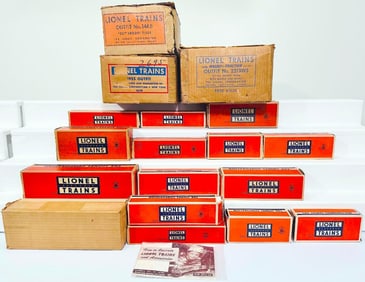 Lionel Postwar O Gauge Outfit No. 2213 WS - 736 Freight Set/ 1531W - 2328 Burlington GP7 Freight Set