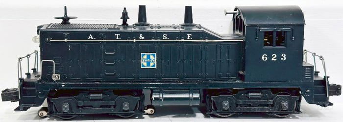 Lionel Postwar O Gauge 623 Santa Fe Switcher