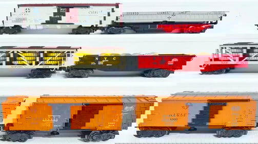 Lionel Postwar O Gauge Six (6) Assorted Freight Cars