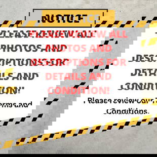 Please Read Terms and Conditions: Please read our Terms and Conditions on: harristoytrainauctions.com prior to bidding. Thank you.