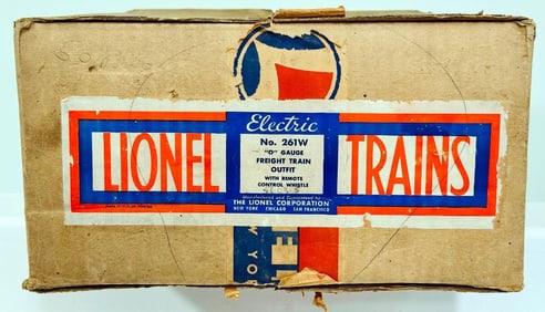 Lionel Prewar O Gauge Outfit No. 261W Original Set Box Only