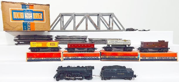 Lionel Prewar O Gauge Outfit No. 7047 BC 224E Freight Set Boxed