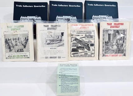 TCA Quarterly Collection: TCA Quarterly Collection, in C7 overall condition. Includes three (3) binders of TCA Quarterly issues and non-bound of early early TCA Quarterly issues.