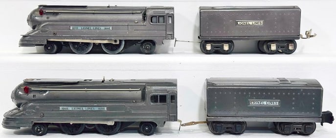Lionel Prewar O Gauge 1688E Torpedo Locomotive & 2689TX Sheet-Metal Tender/1688E Torpedo Locomotive