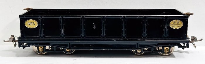 Lionel - Ives Prewar Standard Gauge 198 black Gondola
