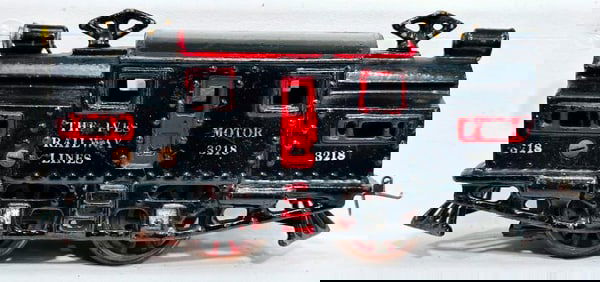Ives Prewar O Gauge 3218 Black electric Locomotive